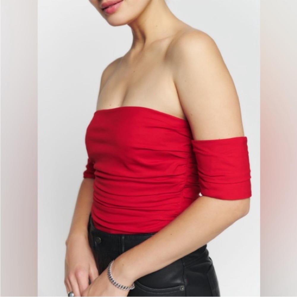 Reformation Adan Top NWOT Red, Size 4